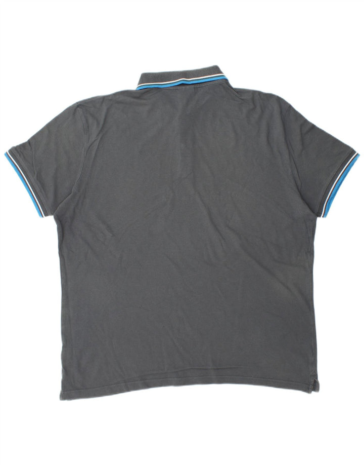 DIADORA Mens Polo Shirt XL Grey Cotton