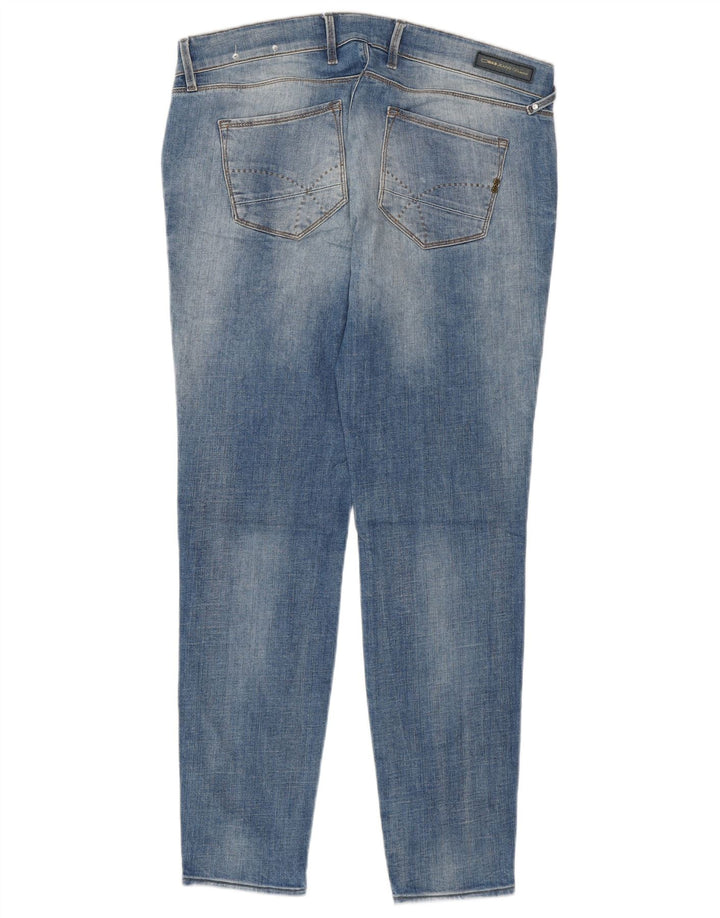 Gas Womens Slim Jeans W32 L28 Blue Cotton