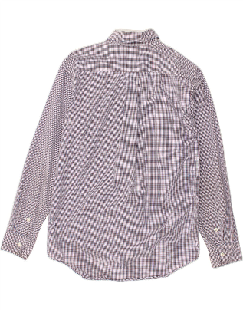 RALPH LAUREN Boys Shirt 15-16 Years Large Blue Check Cotton Vintage Ralph Lauren and Second-Hand Ralph Lauren from Messina Hembry 