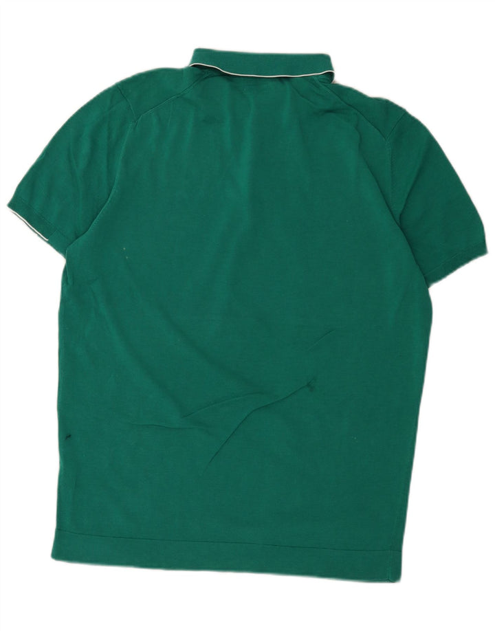 Massimo Dutti Mens Polo Shirt Large Green