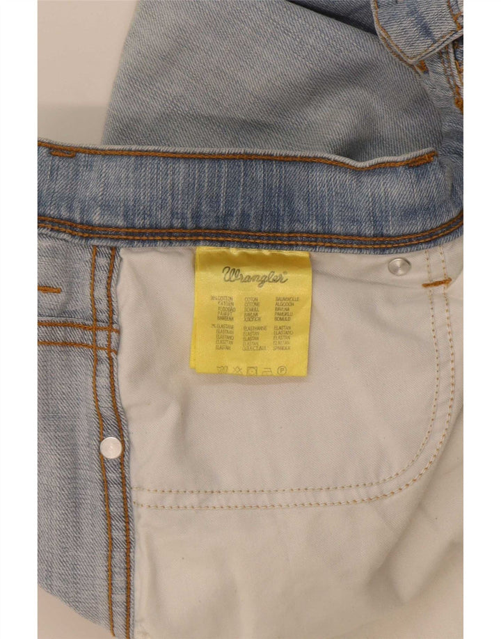 Wrangler Mens Texas Stretch Straight Jeans W42 L32 Blue Cotton