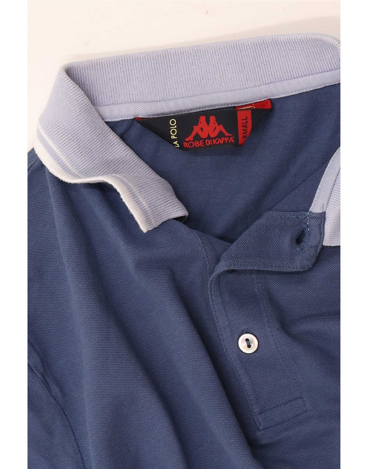 Kappa Mens Polo Shirt Small Blue Colourblock