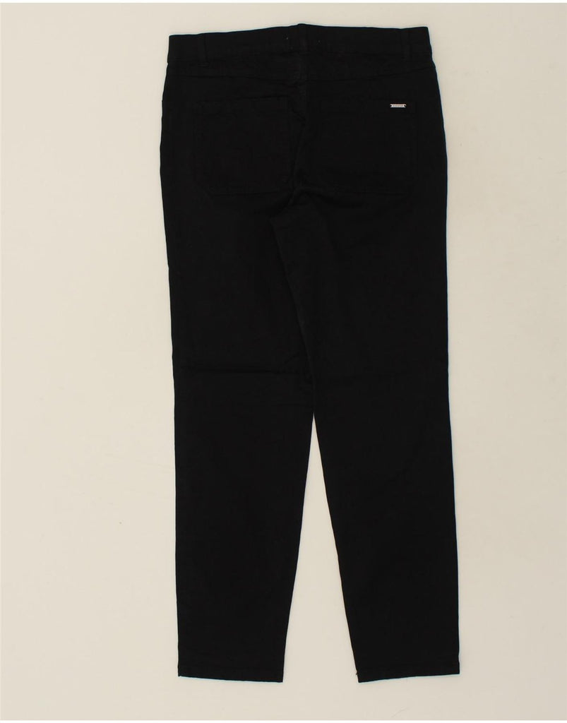 ORVIS Womens Slim Fit Chino Trousers UK 8 Small W27 L28  Black Cotton | Vintage Orvis | Thrift | Second-Hand Orvis | Used Clothing | Messina Hembry 