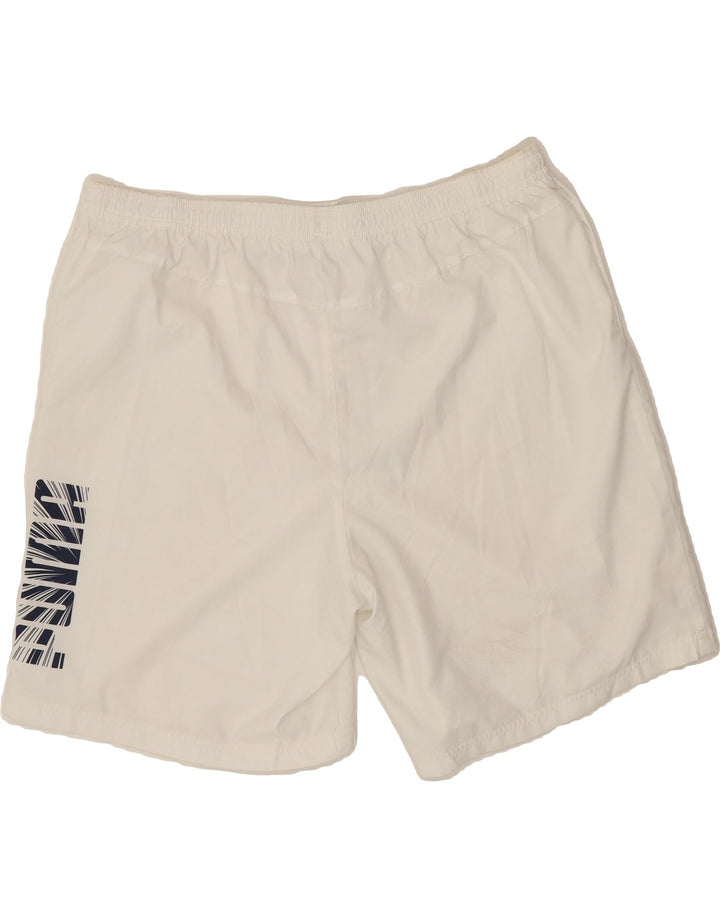 PUMA Mens Graphic Sport Shorts 2XL  White Polyester Sports Vintage Puma and Second-Hand Puma from Messina Hembry 