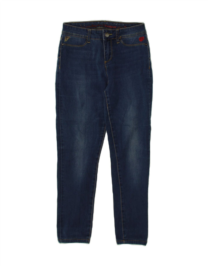 DESIGUAL Womens Skinny Jeans W26 L26 Navy Blue Vintage Desigual and Second-Hand Desigual from Messina Hembry 