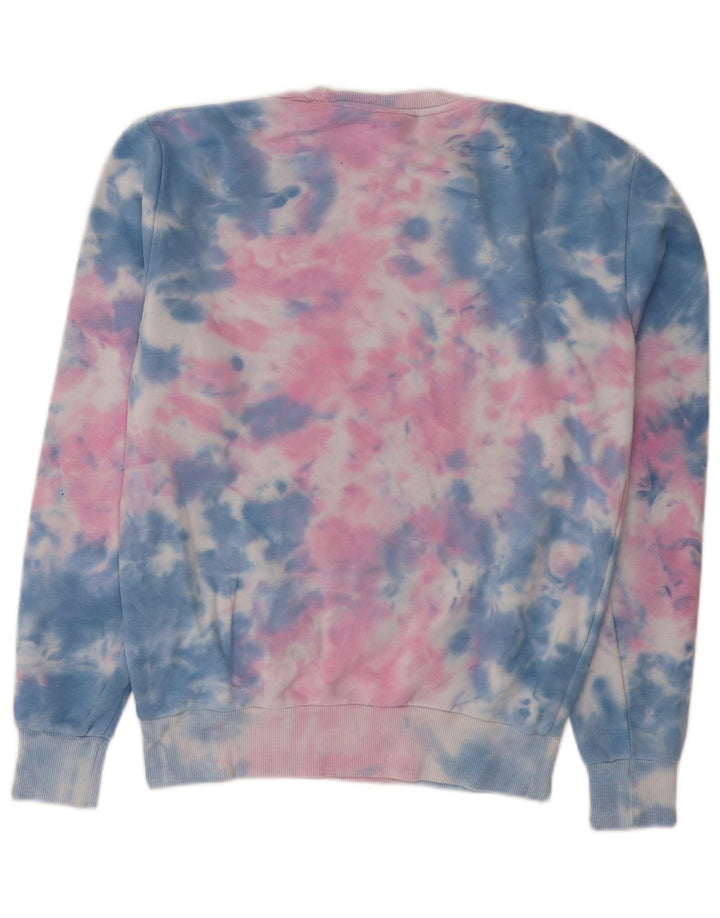 Ellesse Mens Sweatshirt Jumper Small Multicoloured Tie Dye Cotton