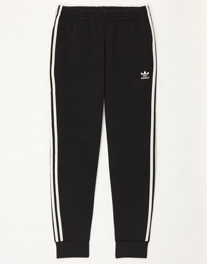 Adidas Mens Prime Blue Tracksuit Trousers Joggers Medium Black Polyester