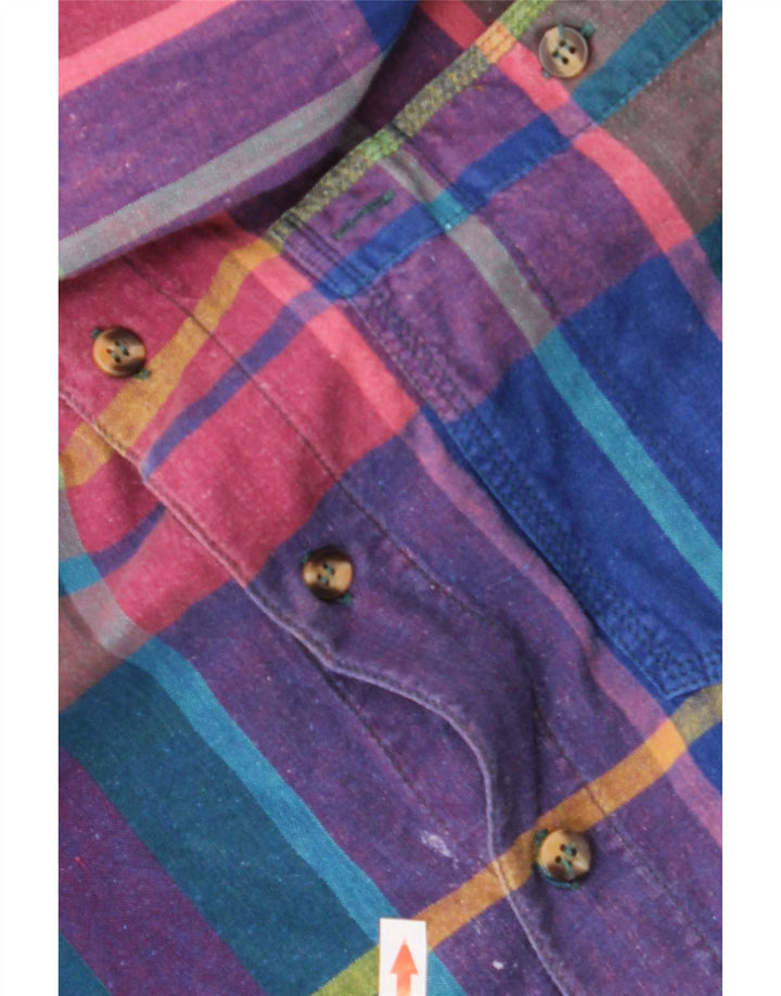 Tom Tailor Mens Shirt Large Multicoloured Check Cotton