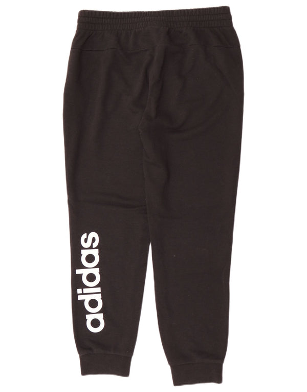 Adidas Womens Graphic Tracksuit Trousers Joggers UK 12/14 Medium Black
