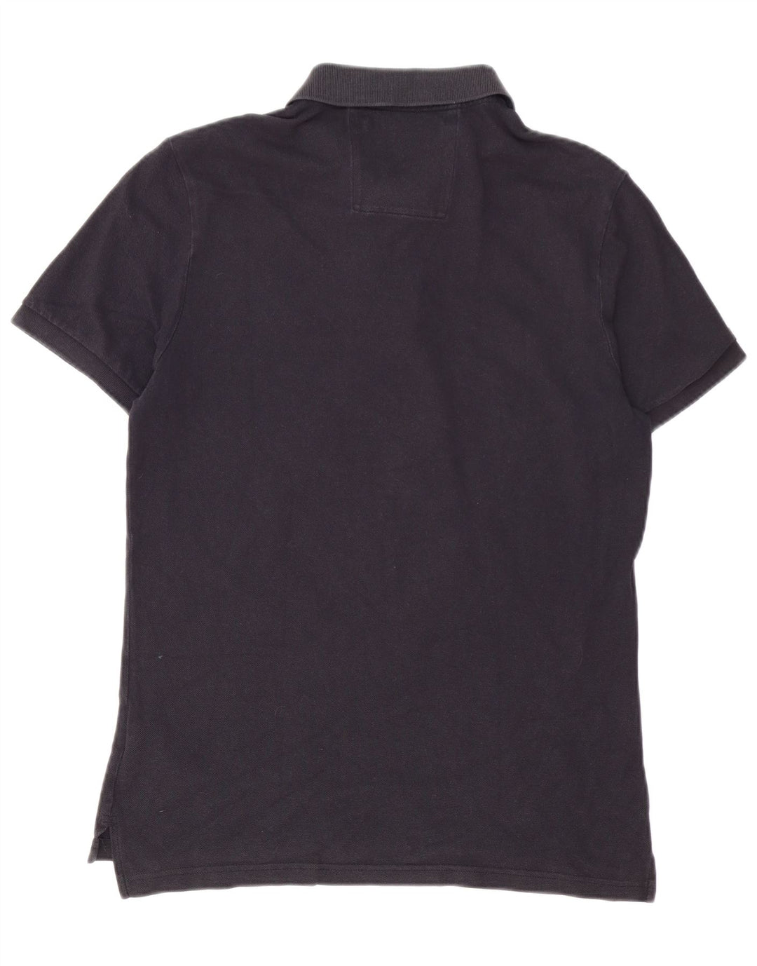 Calvin Klein Jeans Mens Polo Shirt Medium Navy Blue Cotton