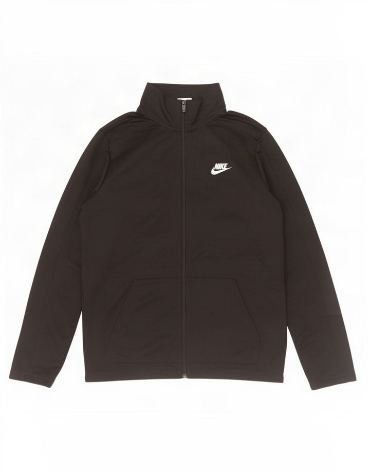 Nike Boys Tracksuit Top Jacket 13-14 Years XL Black