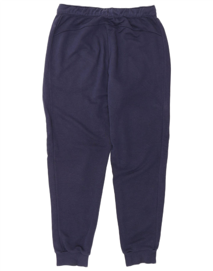 Puma Mens Tracksuit Trousers Joggers Small  Navy Blue Cotton