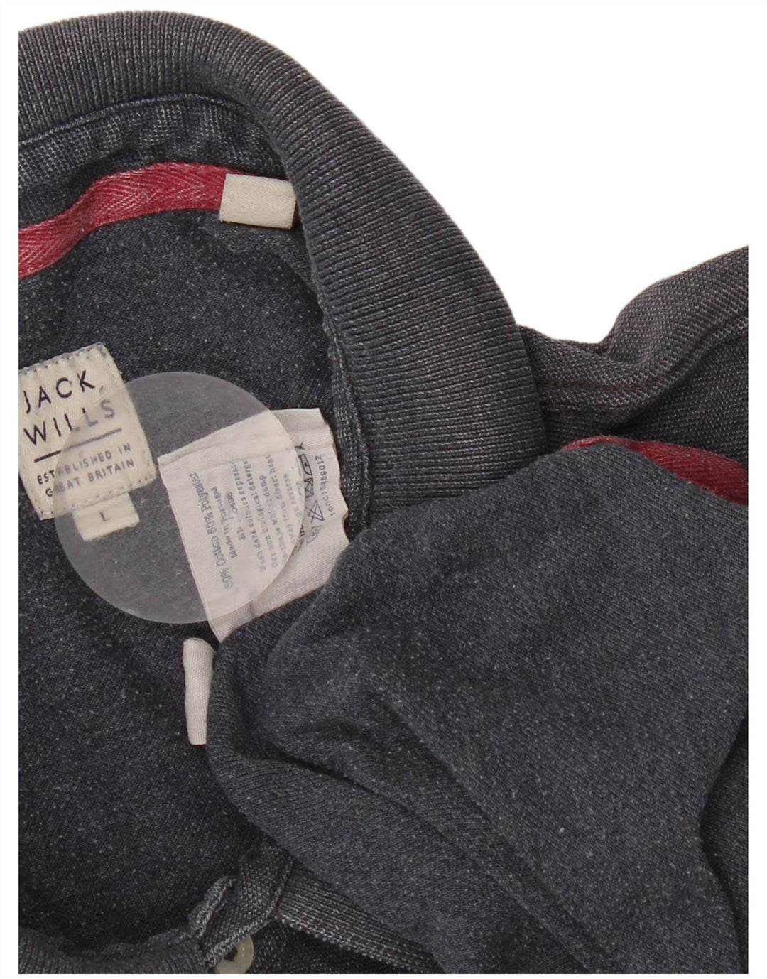 Jack Wills Mens Polo Shirt Large Blue Cotton