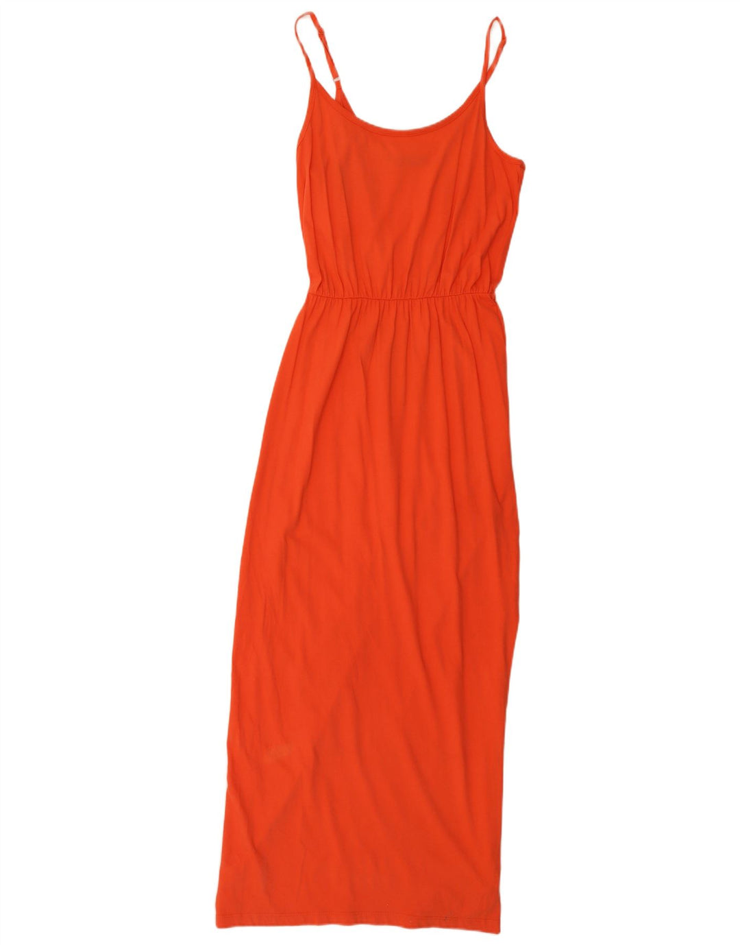 Marks & Spencer Womens Sleeveless Maxi Dress UK 10 Small  Orange