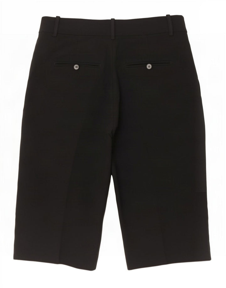 Zara Womens Bermuda Chino Shorts Medium W32 Black