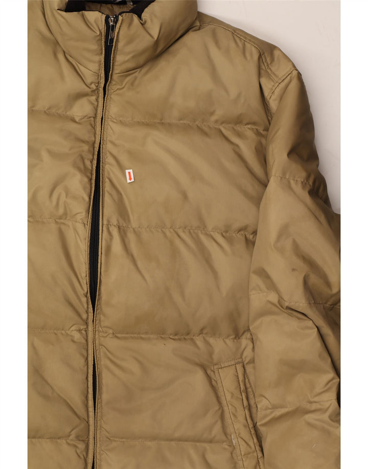 NANGAPARBAT Mens Padded Jacket IT 58 4XL Beige Polyester