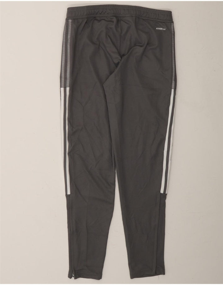 ADIDAS Womens Eagles Graphic Tracksuit Trousers UK 12/14 Medium Grey Vintage Adidas and Second-Hand Adidas from Messina Hembry 