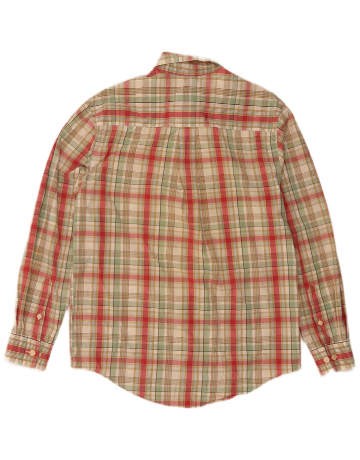 TIMBERLAND Mens Shirt Small Multicoloured Check Cotton