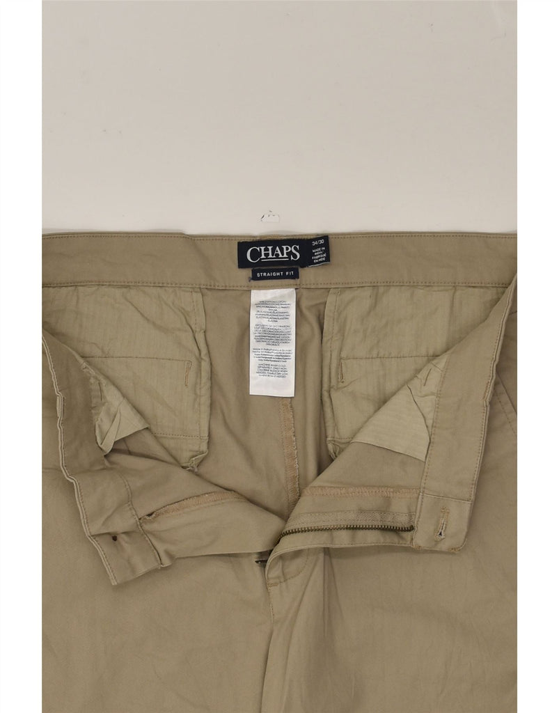 CHAPS Mens Straight Chino Trousers W34 L30 Beige Cotton | Vintage Chaps | Thrift | Second-Hand Chaps | Used Clothing | Messina Hembry 