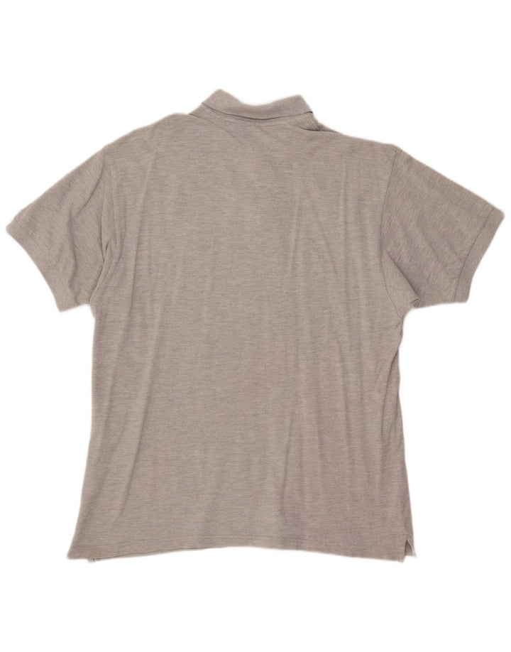Nike Mens Polo Shirt UK 44/46 Large Grey Cotton