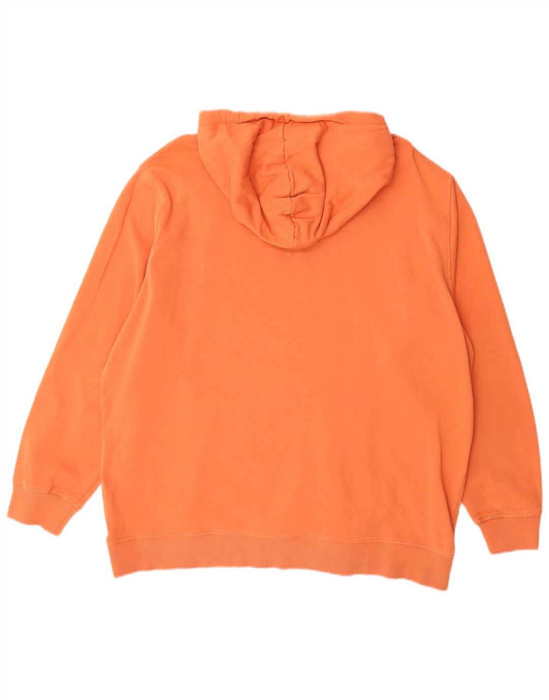 PEPE JEANS Mens Graphic Hoodie Jumper 2XL Orange Cotton