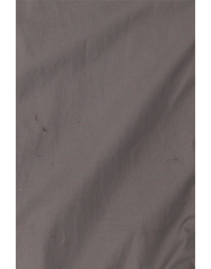Fat Face Mens Hooded Rain Jacket UK 42 XL Grey Colourblock Polyester