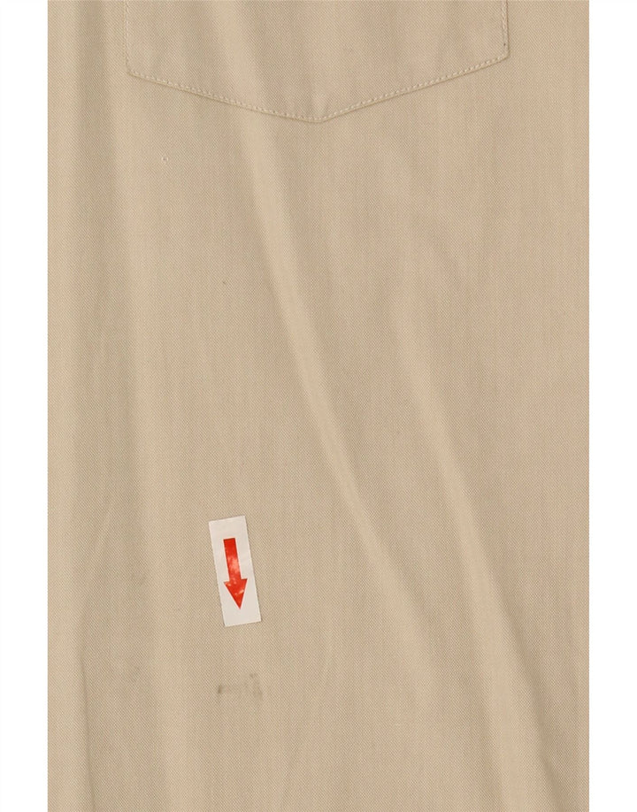 Burberry Mens Shirt XL Beige Cotton
