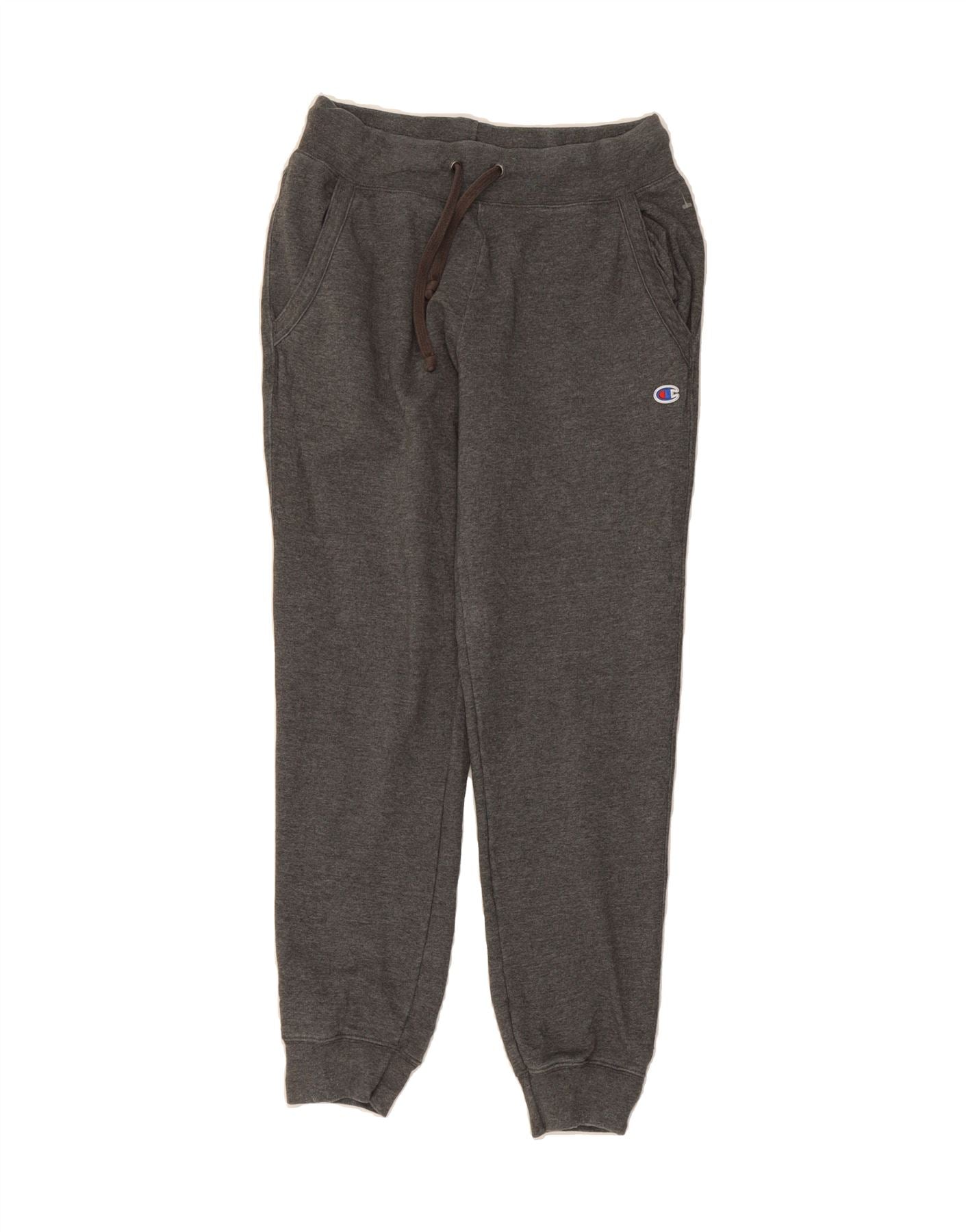 Pantaloni da tuta da donna CHAMPION, pantaloni da jogging, taglia UK 12,  grigio medio, in poliestere