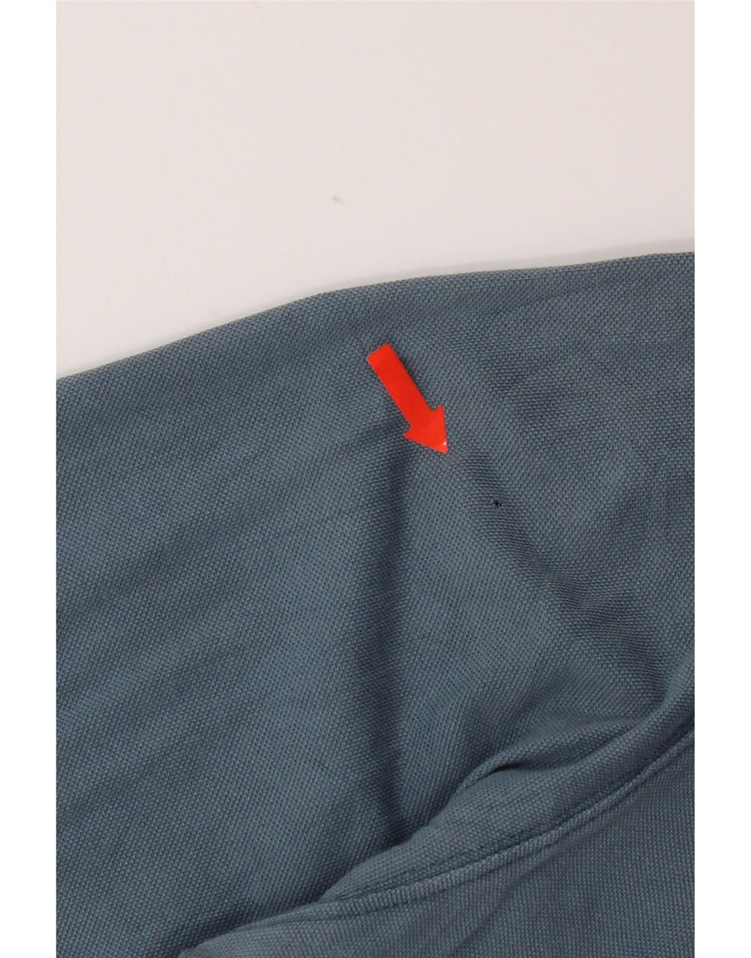Massimo Dutti Mens Long Sleeve Polo Shirt XL Blue Cotton