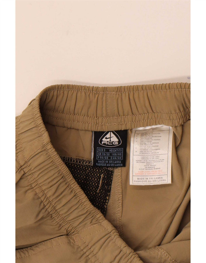 Nike Mens Cargo Shorts UK 36/38 Small W29 Beige Polyester