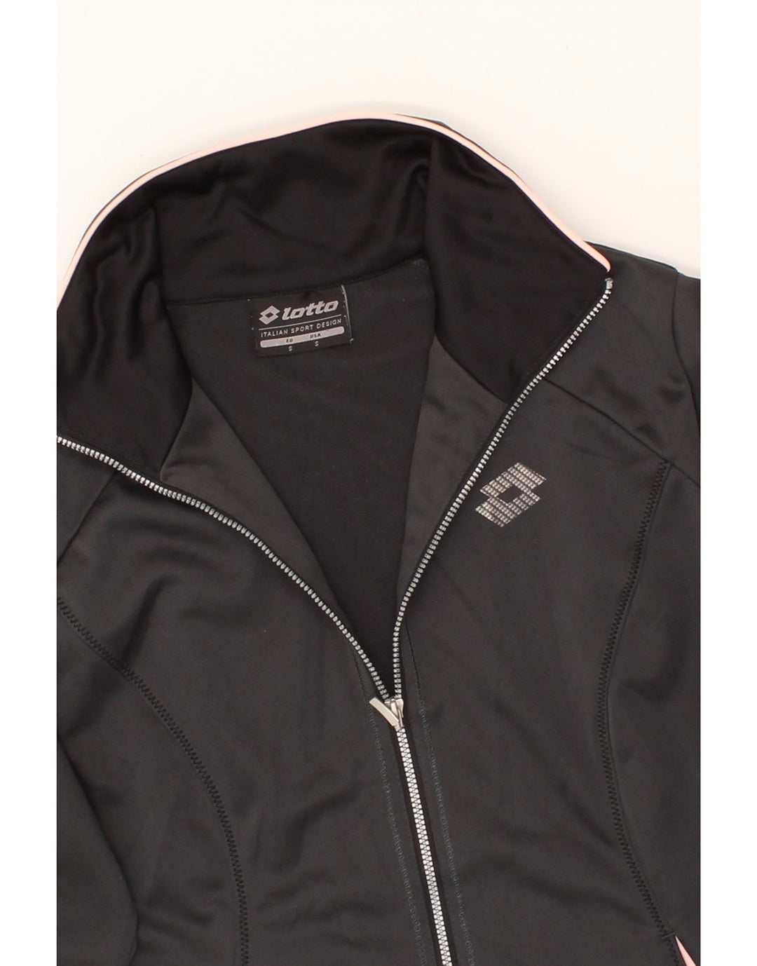 LOTTO Womens Tracksuit Top Jacket UK 10 Small Grey Vintage Lotto and Second-Hand Lotto from Messina Hembry 