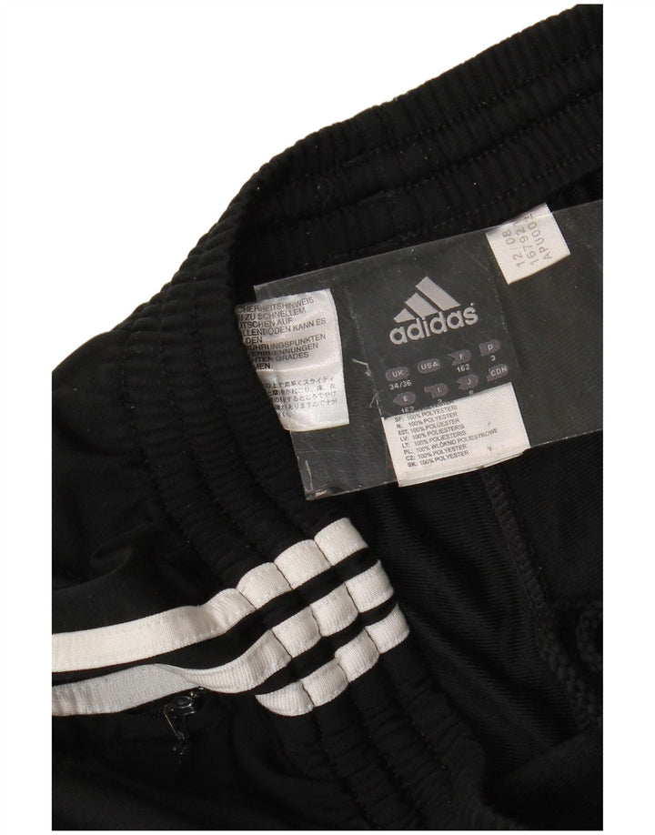 Adidas Mens Tracksuit Trousers Joggers EU 34/36 Small  Black Polyester
