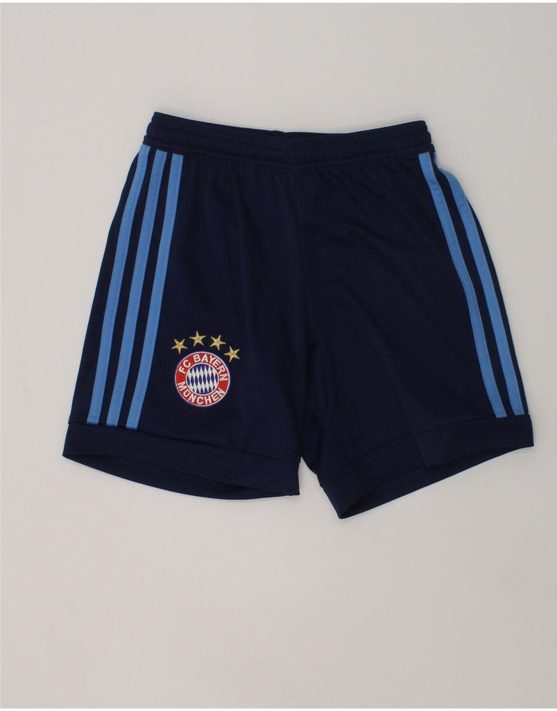 ADIDAS Boys Sport Shorts 7-8 Years Navy Blue Polyester | Vintage Adidas | Thrift | Second-Hand Adidas | Used Clothing | Messina Hembry 