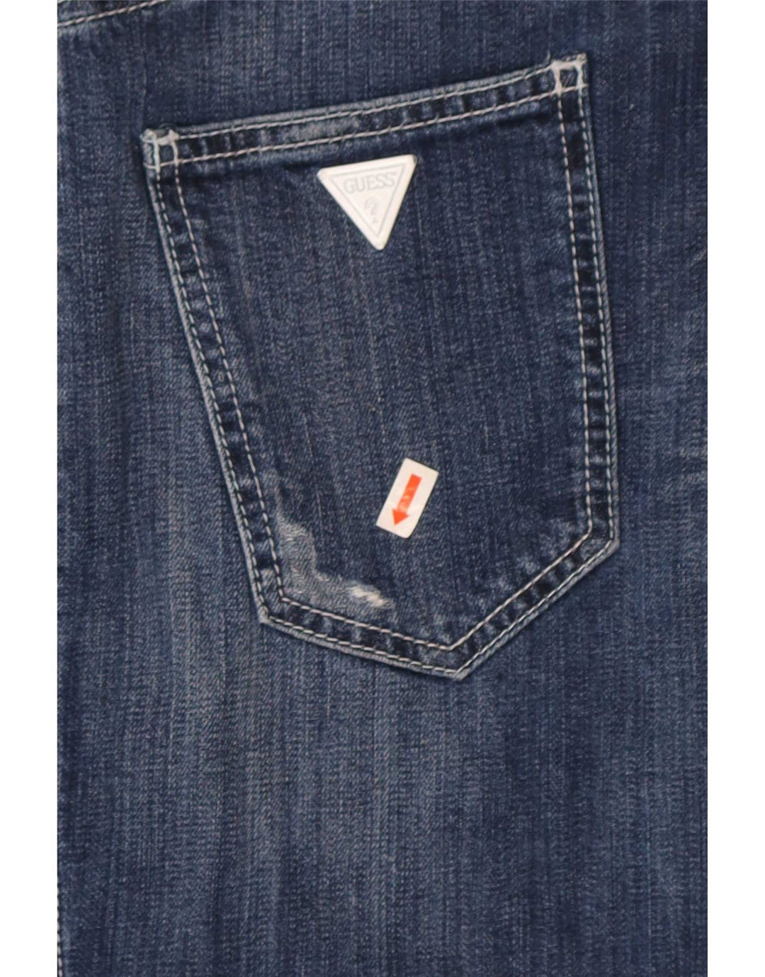 Guess Womens Denim Skirt W28 Medium Blue