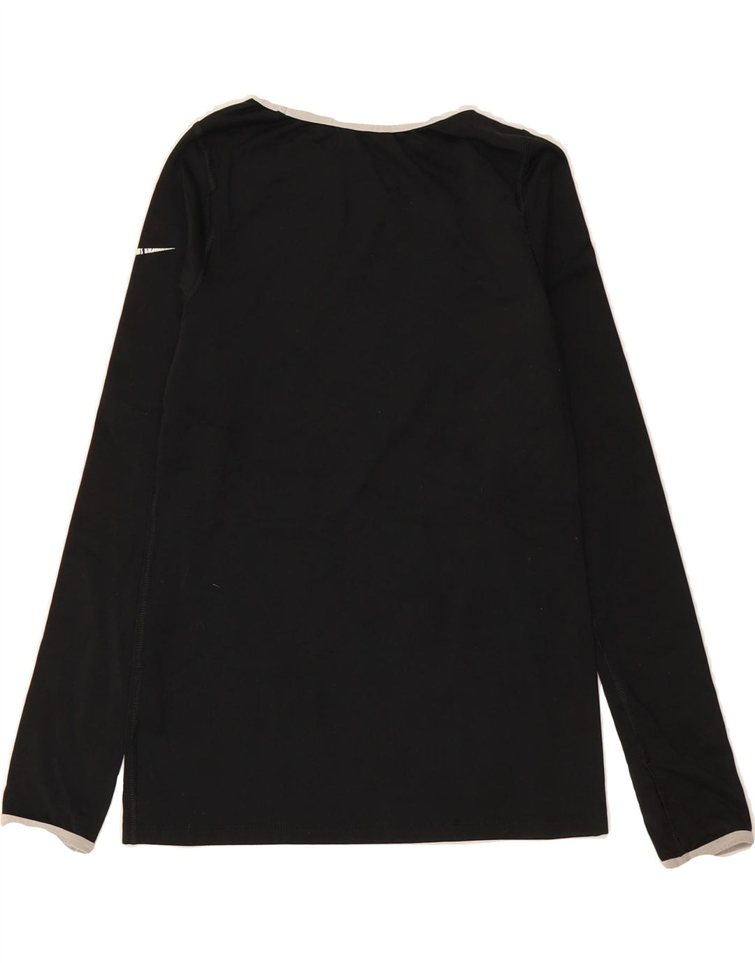 NIKE Boys Dri Fit Top Long Sleeve 10-11 Years Medium  Black Polyester Vintage Nike and Second-Hand Nike from Messina Hembry 