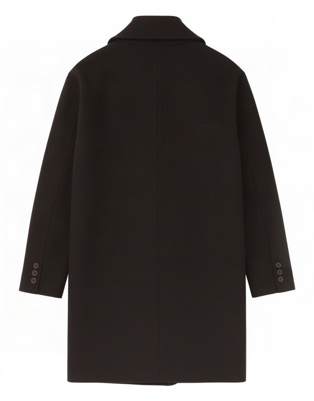 Zara Womens Oversized Overcoat UK 14 Medium Black