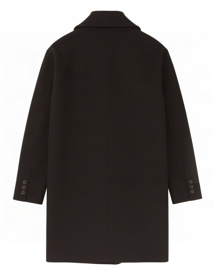 Zara Womens Oversized Overcoat UK 14 Medium Black