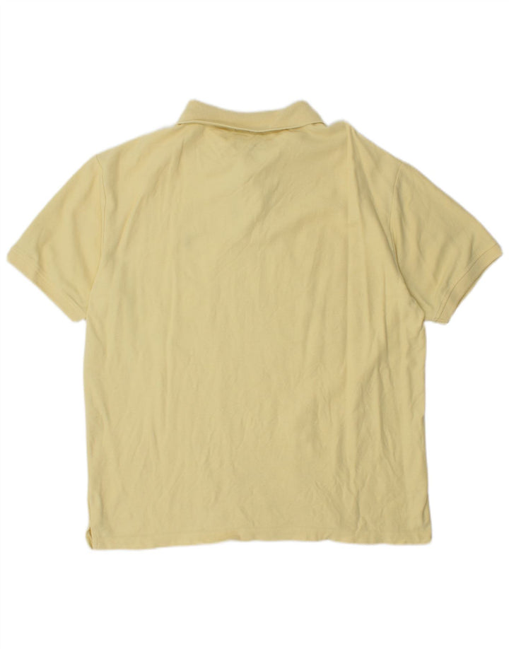 Gant Mens Polo Shirt XL Yellow Cotton