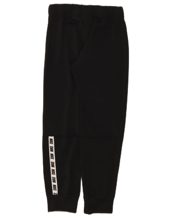 Nike Girls Graphic Tracksuit Trousers Joggers 10-11 Years Medium Black