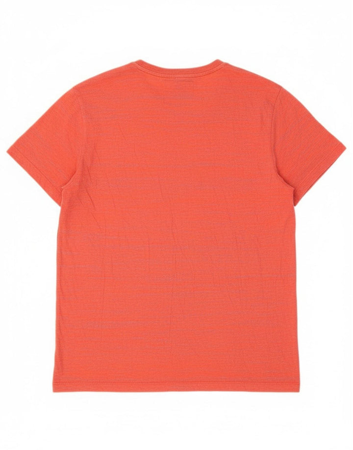 Superdry Mens T-Shirt Top 2XL Orange Flecked Cotton