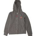CONVERSE Boys Zip Hoodie Sweater 10-11 Years Medium Grey Cotton | Vintage Converse | Thrift | Second-Hand Converse | Used Clothing | Messina Hembry 