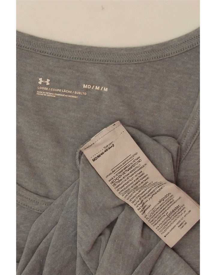 Under Armour Mens Graphic Vest Top Medium Grey Cotton