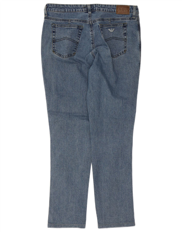 Armani Womens Slim Jeans W33 L28 Blue