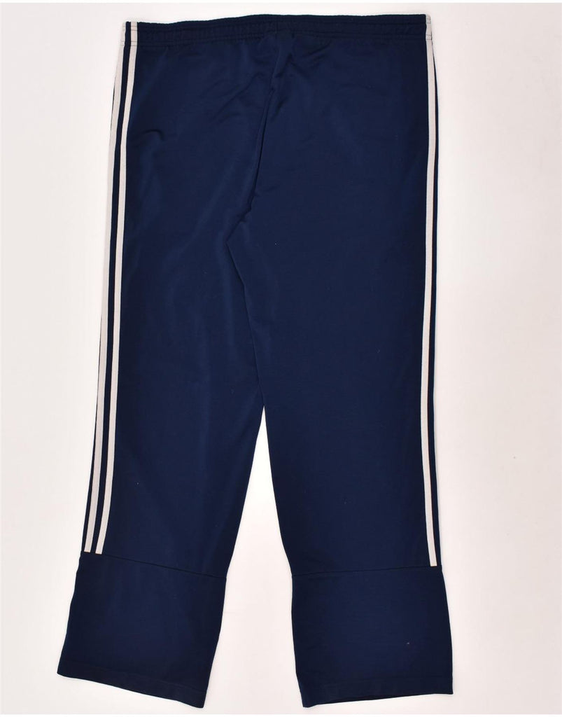 ADIDAS Mens Tracksuit Trousers Medium Navy Blue Polyester | Vintage Adidas | Thrift | Second-Hand Adidas | Used Clothing | Messina Hembry 