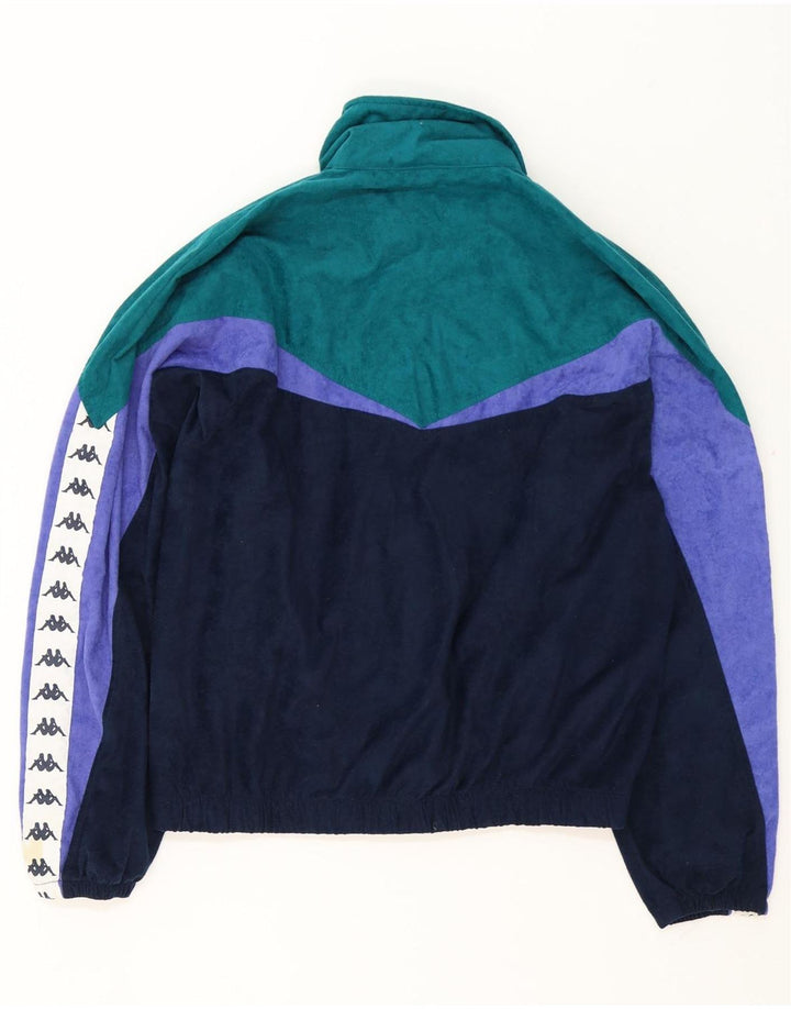 Kappa Mens Graphic Tracksuit Top Jacket Large Multicoloured Colourblock