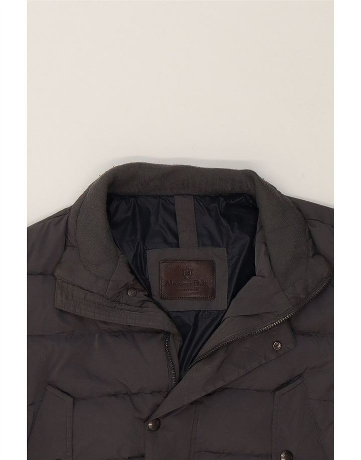 MASSIMO DUTTI Mens Padded Jacket UK 38 Medium Grey Polyester Vintage Massimo Dutti and Second-Hand Massimo Dutti from Messina Hembry 