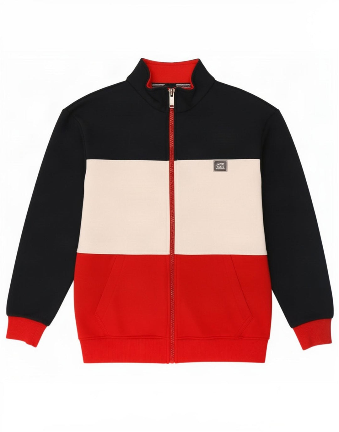 Jack & Jones Mens Tracksuit Top Jacket Medium Multicoloured Colourblock