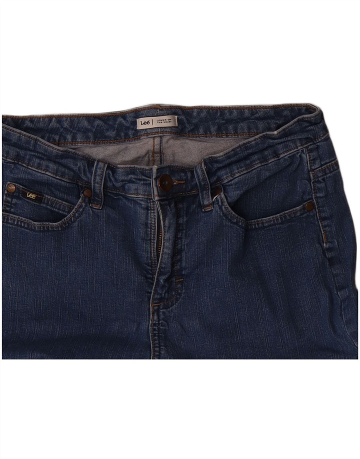 LEE Womens Low Waist Bootcut Jeans W32 L32 Blue