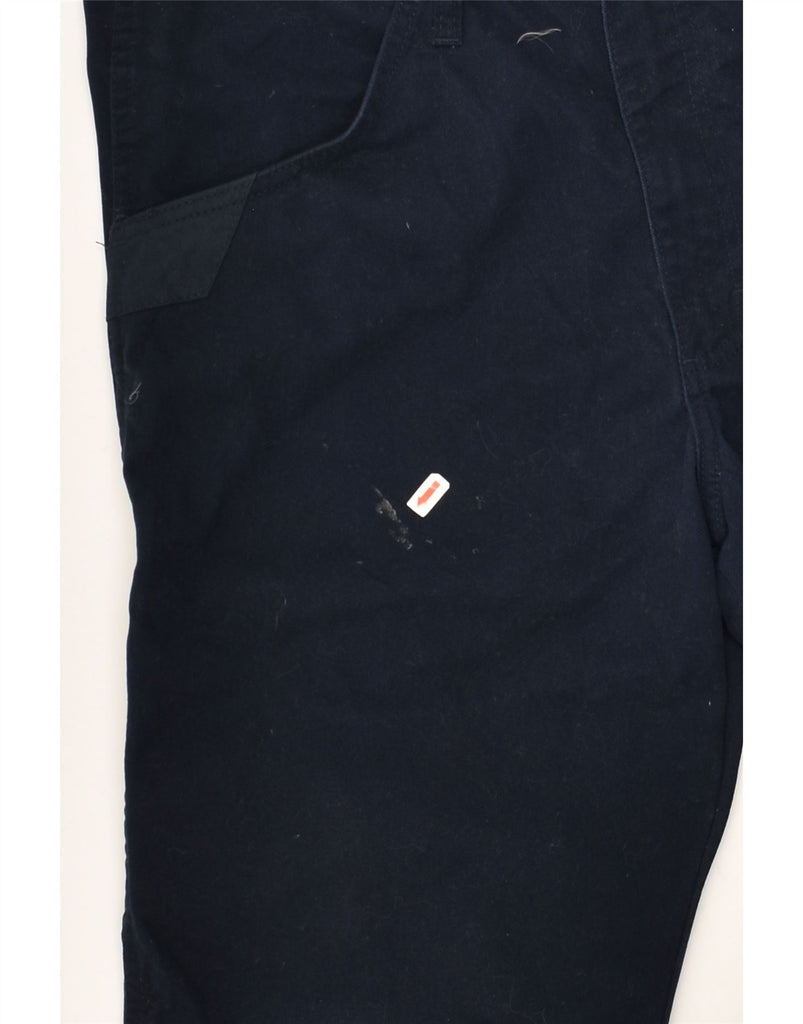 WRANGLER Mens Straight Casual Trousers W36 L30 Navy Blue Cotton | Vintage Wrangler | Thrift | Second-Hand Wrangler | Used Clothing | Messina Hembry 