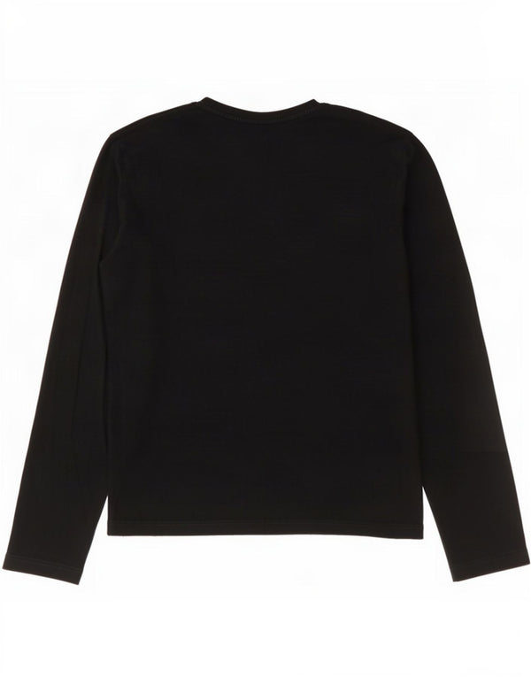 Lacoste Mens Top Long Sleeve Size 2 XS Black Cotton